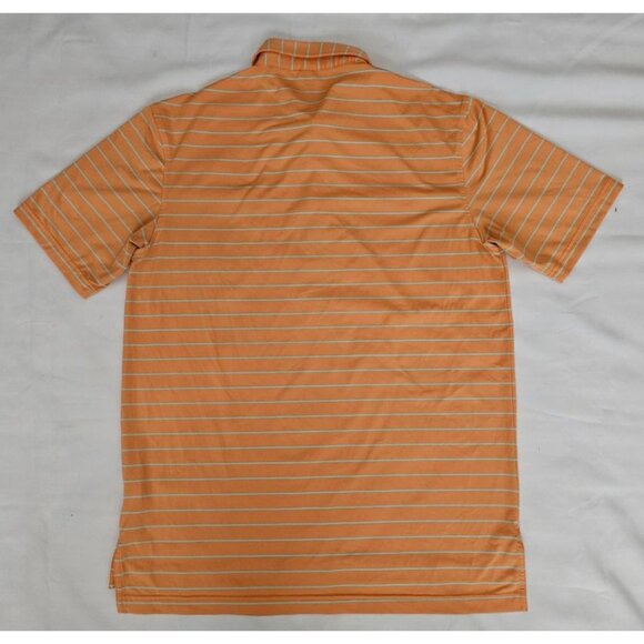 Peter Millar Summer Comfort Striped Collared Short Sleeve Polo Shirt Size Medium - Picture 4 of 12